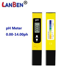 PH -метры цифровой портативный pH -метр Анализ качества воды PH тестер для аквариумной питьевой воды с аккумулятором 230721