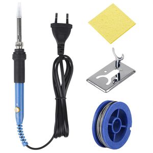JCD solder 110V 220V 60W Electric Soldering Iron Tips and kits Adjustable Temperature Solder irons colorful 908220r
