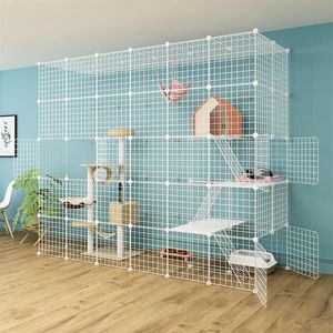 Cage Large Family Climbing Frame Multilayer House Cat Products Special Pet Villa268R