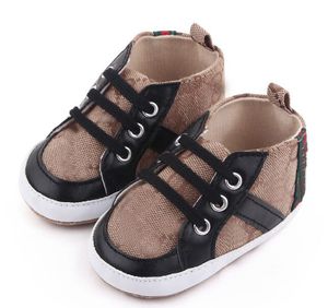 Bebek Ayakkabı İnfat Kız Boy Unisex Tuval Ayakkabı Pamuk Sole Düz Yürümeye Başlangıç ​​İlk Yürüyüşçüler Bebek Aksesuarları Beşik Ayakkabı Yenidoğan GC0721