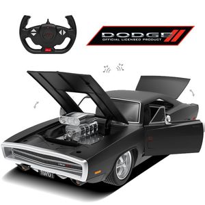 Elektrikli RC Araç Dodge R T Motor RC 1 16 Ölçekli Uzaktan Kumanda Model Radyo Kontrollü Şarj Edilebilir Pil Oto Oyuncak Çocuklar İçin Yetişkinler 230721