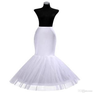 1 Hoop Fishtail Denizkızı Kokteyl Düğün Petticoat Crrinoline Slip Deniz Kızı Trompet Petticoat237J