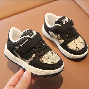 İlk Yürüyüşçüler Sonbahar Kız Kız Erkek Bebek Günlük Koşu Ayakkabıları Yumuşak Dip Rahat Dikiş Renkli Çocuk Sneaker 6m-4T 0722