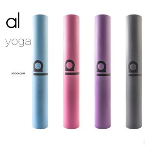 Alo Seksi Yoga Mats Pilates Mat Spor Salonu Spor Slip Olmayan Kauçuk Halı Pedleri Tie-Boya Sihirli Yoga Mat Erkekler ve Kadınlar İçin Çift Taraflı 5mm Ev