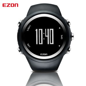 Top Brand Ezon T031 Перезаряжаемая GPS Timing Watch Running Fitness Sports Watches Калории Калории расстояние расстояние 50м водонепроницаемость