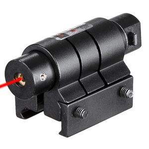 Tüfek için taktik mini kırmızı lazer manzarası Airsoft 20mm dokumacı picatinny mount av kapsamları hava yumuşak taktik