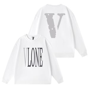 Vlone Hoodie Tshirts Yaz Kış Kış Erkekleri Kadın Tasarımcılar Gevşek Hoodies Tees Giyim Moda Marka Üstleri Adam S Shors Luxurys Giyim Sokak Polos Uzun Kol Giysileri