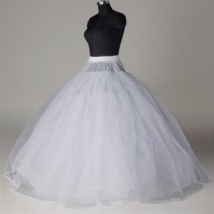 8 Layers Hard Tulle Non Hoops Petticoats For Wedding Party Puffy Skirt Dresses Ball Gown Style Crinoline Bridal Inner Skirt AL2630254J