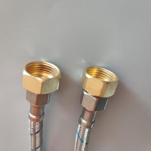 Torneiras de pia de banheiro atacado cobre latão Europa torneira G3/8 mangueira para chinês Brasil G1/2 adaptador de tubo conector