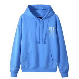 Inter Amari Hoodies Amirir Erkek Hoodies Sweatshirts Tasarımcı Giyim Çiçek Küçük Taze Desen Baskı Hoodie Sweater Erkekler Kadın Amrir Ayakkabı Hoodie 1983