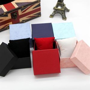 Whole-45pcs lot Factory Whole Watches Boxes With Pillow Watch Gift Box Packaging WristWatch Jewelry Gifts Boxs Watches cas267C