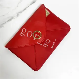 Karşı Kozmetik Çantalar Giorgio Marka Kız Para Çantası için Kırmızı Mesajener Çantalar Büyük Kapasite Büyük Kapasite Güzel Kız Araçları Makyaj Cep Toz Çantası 18*13cm Boyut