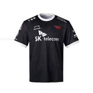 Erkek Tişörtleri Özelleştirilmiş T1 Takım Üniforması Özelleştirilmiş Adı E-Sporlar Oyunu Kısa Kollu CSGO SKT TAKIM T-SHIRT