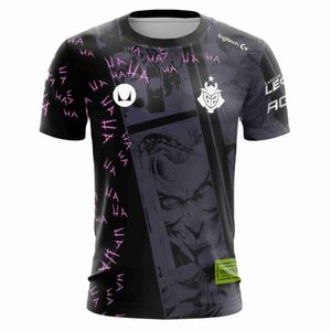 Erkek Tişörtleri 2023 G2 ESPORS Joker MSI Jersey üniforma LOL S13 LEC SORUŞU SERGEN Celik Yike Pul Pullu Kapaklar Özel Kimlik CSGO2 Major T-Shirt Fan Tees