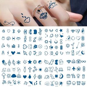 Finger Cochlear Herbal Fruit Juice Tattoo Sticker Waterproof Men Women Lasting Small Love Planet Semi Permanent Temporary Tattoo