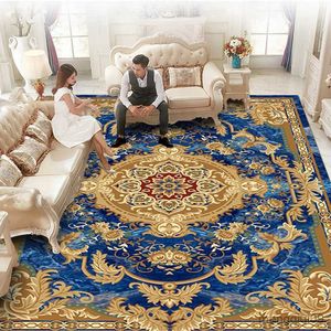 Carpets European Style large size Household Carpets for Living Room Decorative Rug Carpets for Bed Room Washable Non-slip Floor Mat R230725
