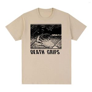 T-shirt da uomo Death Grips T-shirt vintage Exmilitary Classic Cotton Men Shirt Tee Tshirt Womens Tops