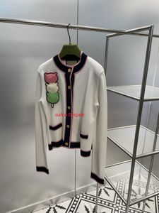 5A Женский свитер дизайнер женский свитер Kawaii Series Style Sweater Мужской жаккардовый кардиган Wool теплый и удобный