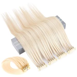 Estensioni di capelli 6D 100% Estensioni di capelli umani reali 1ROW 5 filo (20 file) 1G/filo 2a generazione estensioni non trapunta nascoste 1.1b.2.4.8.18.27.30.33.60.613.99j Bella Hair