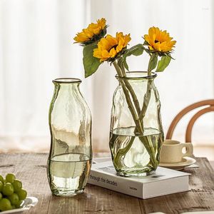 Вазы скандинавский стиль гидропонный стеклянный ваза цветок маленький декора