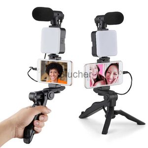 Selfie Lights Real time fill light video studio photography lighting with vertical desktop wireless video conference light denoising x0724