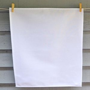 Простой белый чайный полотенце пустое хлопковое холст чайное полотенце 50x70 см. Кухонное полотенце227Y