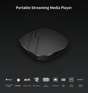 A6 Pro Android TV Box Androidtv 11.0 LPDDR4 2GB 16GB 2,4G 5G WiFi Bluetooth Amlogic S905W2 AV1 4K Media Player Smart TV Boxes