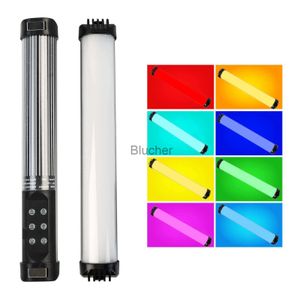 Selfie Lights RGB photography light 270007500K magnet photography mini handheld LED light rod tube rod light for video Vlog filling light x0724