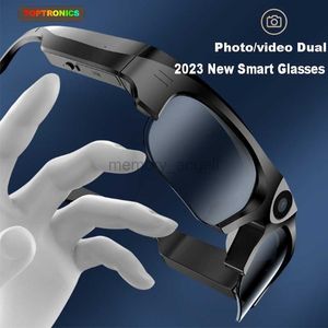 Akıllı Gözlük Akıllı Moda 2K/4K HD Action Camera Gözlükleri Video Kayıt Bluetooth Hoparlör ile Açık Spor Güneş Gözlüğü Çağrı Akıllı Gözlükler HKD230725