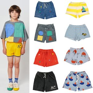 Шорты 2023 Дети Т Рубашки Летняя мода BC Cute Children S Trats Cartoon Teenagers Одежда Bobo Bobo Boys and Girls Clothing Sets 230724