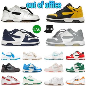 2023 Out Of Office Low Top Basketball shoes Black White Grey White Running shoes Men Women casual shoes Luxury Fashion Designer Light Blue Sneaker 36-45