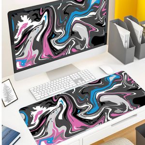 Oyun MousePad Renkli Sanat Doku Defteri Klavye Pad Masa Mat Dizüstü Dizüstü Düzeyli Masa Masası Ofis için Kıvatık Olmayan Giyim Dirençli