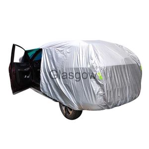 Автомобиль Sunshade Universal Suvsedan Full Car Covers Outdoor Waterpronation Rain Snow Snoper Uv Car зонтик серебряный корпус Sxxl x0725