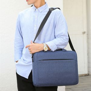 Briefcases 15 inch Computer Bag Oxford Cloth Wear resistant Large capacity Laptop Handbag Men And Women Casual Business Shoulder 230724