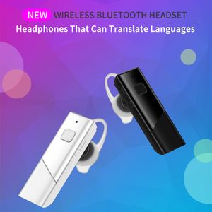 Sözlükler Çevirmenleri Çeviri Kulaklıkları Bluetooth 5.0 Kablosuz İş Kulakları 80 Diller Bluetooth AI Uygulama Tercüman Kulaklık 230725