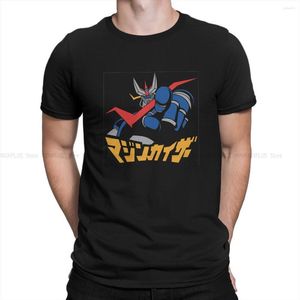 Camisetas masculinas UFO Robot Grendizer Anime Great Mazinger Finger Unique TShirt Leisure Shirt Polyester Shirt Summer T-shirt For Men Women