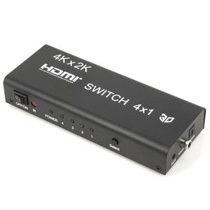 Переключатель HDMI 4x1 4K/60 Гц HDMI 2.0 автоматический/ручной переключатель 1 выход HDMI 4 выход HDMI 4 в 1 для ноутбука, компьютера, телевизора