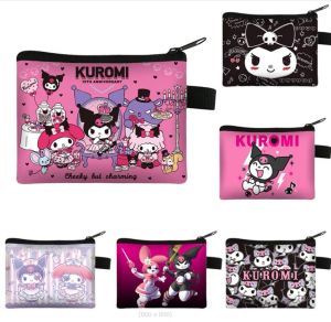 Fashion Kawaii Pink Purple Kuromi Coin Purse Big Capacity Coin Zipper Bag Accessories 25 stylesZZ