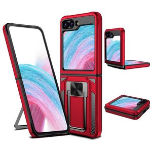 Samsung Galaxy Z Flip 5 4 3 S23 Ultra Plus IPhone 14 13 Pro Max Heavy Distric Zırh Kickstand Covers