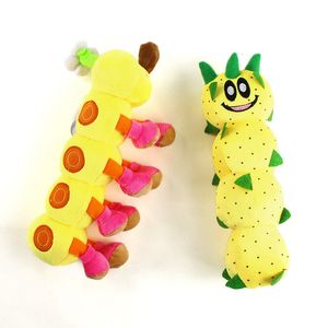 Фаршированные плюшевые животные 27 см аниме гусеницы Wiggler Plush Toys мягкие фаршированные куклы Подарки 230725
