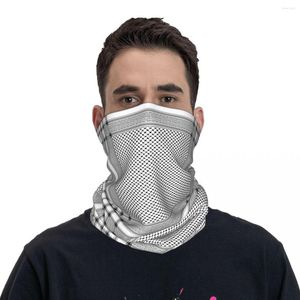 Eşarp Filistinli Hatta Kufiya Halk Filistin Maske Eşarp Kıyafetleri Boyun Gaiter Arapça Keffiyeh Geleneksel Bandana Unisex Nefes Alabilir