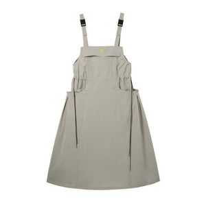 Alışveriş Merkezi Kadınlar Çizme İşi Kıyafet Stili Orta Uzunluk Susuklu Elbise ASFAC2101 Yeni