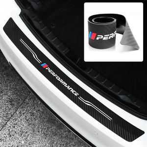 BMW E90 E92 E46 F20 F30 F15 E70 E71 G30 M Performans Arka Tampon Trim Sticker PVC Yumuşak Kauçuk Araç Bagaj Koruma Plakası Strip332f