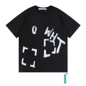 Lüks Moda Erkek Tişörtleri Brandoff T-Shirts Tasarımcı Geri Arrow X Printd Erkek Kadın Eur Boyut Üstleri Tees Tees Sport Fat T-Shirt Hip Hop Kısa Kol Tshirt MW59