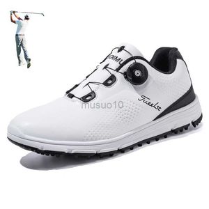 Other Golf Products Professional Golf Shoes Men Waterproof Breathable Golf Sneakers Women Spikeless Sports Shoes Walking Casual Golfing Footwear HKD230727