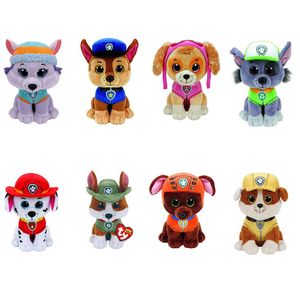 Wang Wang Team Peluche Dog Patrol Team Set completo di bambole Simpatiche bambole Archie Regali per ragazzi e ragazze