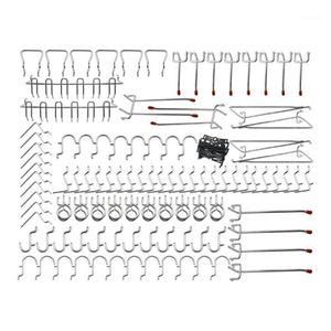 Hooks Rays Pegboard Çeşitleri - 102pcs PEG HOOK Organizasyonu1293L