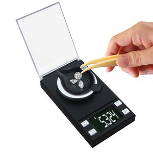 Household Scales Pocket Scale 0.001g Precision Digital Electronic Gold Jewelry Carat Diamond Balance Mini Mg Scales Portable Weighing x0726