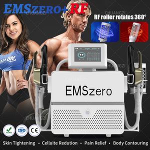 EMSZERO HIEMT Latest 2 in 1 Roller Massage 6000W DLS-emslim Neo RF Body Contouring Machine Fat Reduction EMS Sculpt Shaping Beauty salon