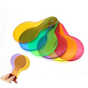15 см. Цветовые весла Прозрачная ручка Цветовая палитра Экспериментальная учебная игрушка